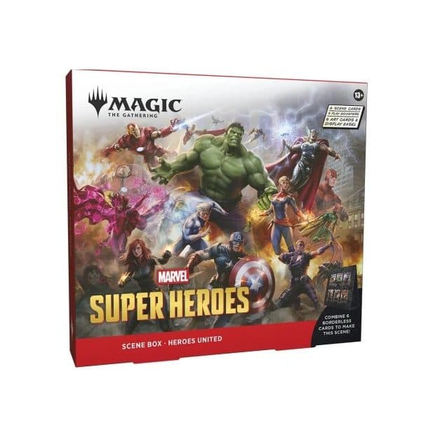 Magic The Gathering – Marvel Super Heroes Scene Box – Heroes United