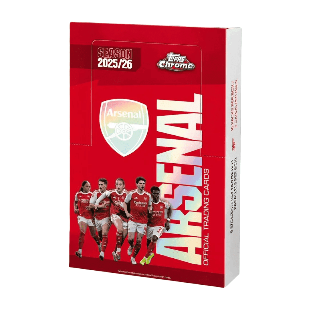 Topps 2025/26 Chrome Arsenal Soccer Hobby Box