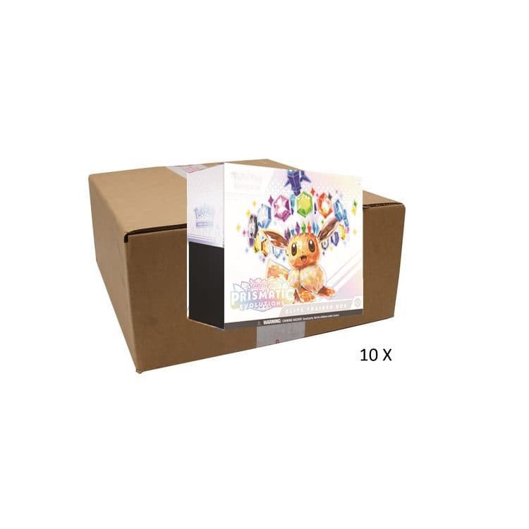 Prismatic Evolutions Elite Trainer Box Case (10 Stück)