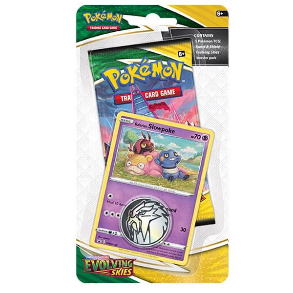 Evolving Skies: Galarian Slowpoke 1-Pack Blister