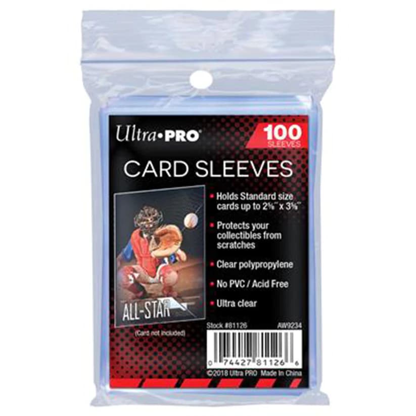 Ultra Pro Card Sleeves Blanco Clear 100 Stück