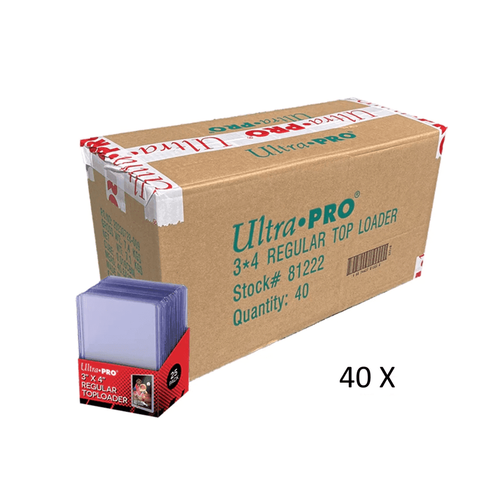 Toploaders 3×4 Clear Regular Case (40 pieces)