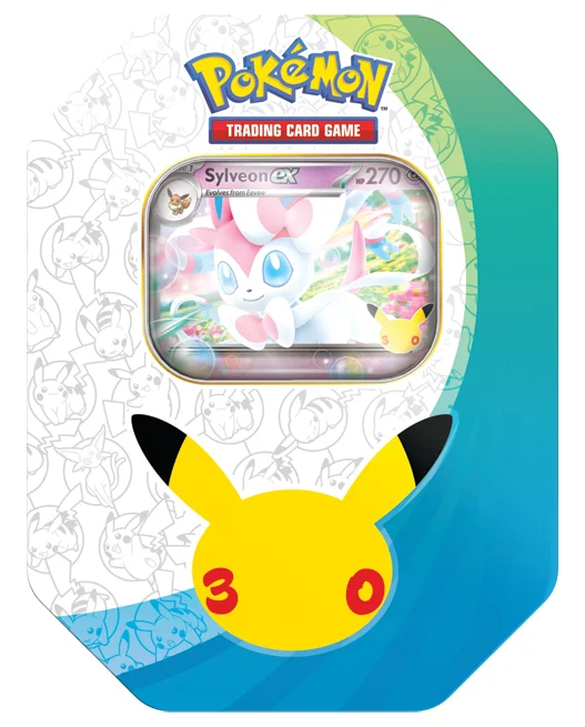 30th Celebration ex Tin met Sylveon ex