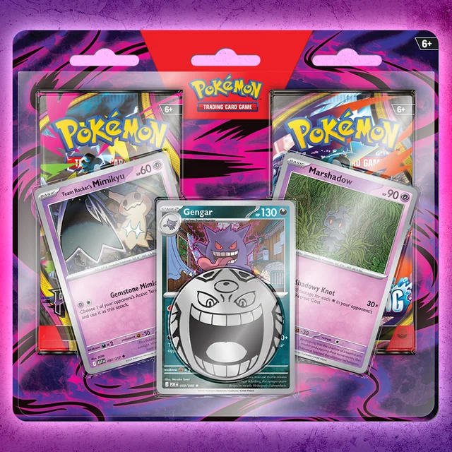 Enhanced 2-Pack Blister met Gengar, Marshadow en Mimikyu